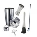 Ver imagem 5 de Kit Coqueteleira Aço Inox Bartender 05 Peças Drinks Coquetéis
