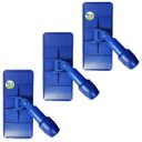 Ver imagem 1 de Suporte Lt Limpa Tudo Azul Articulado Fibra - Kit 3 Unidades com Junção Articulada com Giro 360° Par