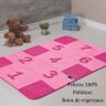 Tapetes Antiderrapante Infantil Amarelinha Rosa - 2