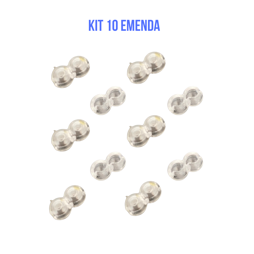 Kit 10 Emendas para Corrente de Persiana Bola 10 - 2