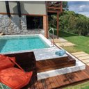 Ver imagem 4 de Piso Atérmico para Piscina ou Sauna 50X50X1,5cm Bahamas Champagne Areia de Quartzo Ind. Cimentícia