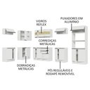 Ver imagem 5 de Armário de Cozinha Completa de Canto 100% Mdf 447cm Frentes Branco Smart Madesa 02