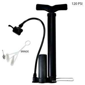 Bomba de Ar Manual Encher Pneus Carro Moto Bicicleta 120psi