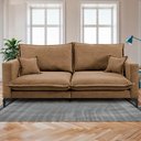 Ver imagem 1 de Sofá 2 Lugares Modular Boma 1,70m Boucle Caramelo Sofá Inbox