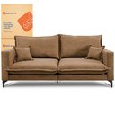 Ver imagem 2 de Sofá 2 Lugares Modular Boma 1,70m Boucle Caramelo Sofá Inbox