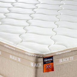 Cama Box com Colchão Casal Molas Pocket Black Tie Extra Firme Fortezza 138x188 - 4