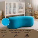 Ver imagem 6 de Puff Feijão Orgânico Moderno 100cm Escultural Suede Curvo