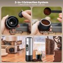 Ver imagem 6 de Maestri House Máquina de Café Espresso Portátil 150w P/ Cápsulas e Pó (prata)