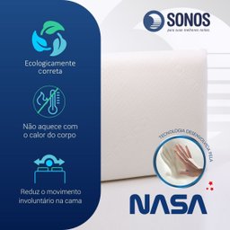 Travesseiro Sonos Visco Bamboo Alto 14cm de Altura - 4