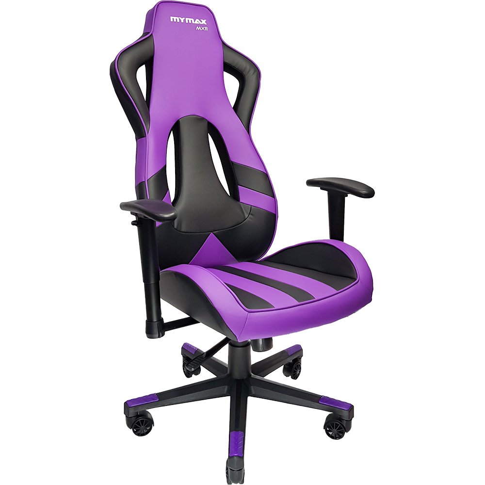 Cadeira Gamer MX11 de escritório Giratoria MYMAX:Roxo/Único - 2