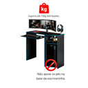 Ver imagem 4 de Escrivaninha Mesa Gamer P/ Jogos Mesa Computador Home Office E-nova Móveis