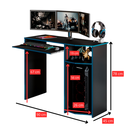 Ver imagem 5 de Escrivaninha Mesa Gamer P/ Jogos Mesa Computador Home Office E-nova Móveis