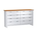 Ver imagem 1 de Cômoda Madeira 8 Gavetas | Liano:branco Uv