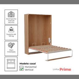 Kit Ferragens de Cama Beliche Retrátil de Parede - 6