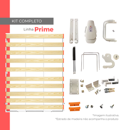 Kit Ferragens de Cama Beliche Retrátil de Parede - 7