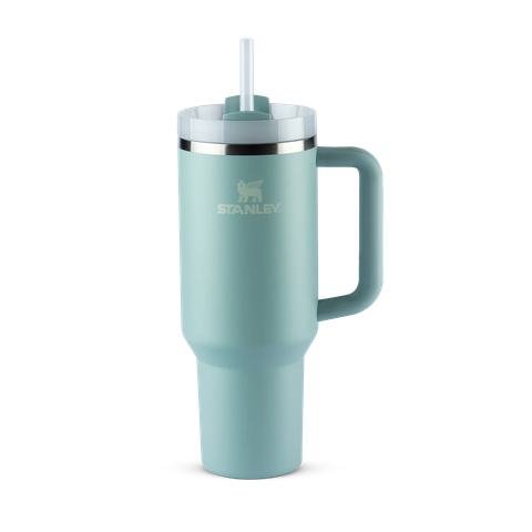 Copo com Canudo Stanley Quencher 1.18l - Sea Foam