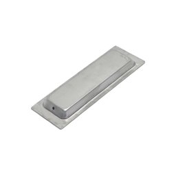 Puxador Concha Pado de Embutir 15cm Quadrado Cromado - 3