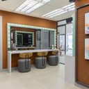 Ver imagem 4 de Poltrona Cadeira Penteadeira Linho Globo Organica Redonda Curva Madeira