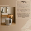 Ver imagem 7 de Poltrona Cadeira Penteadeira Linho Globo Organica Redonda Curva Madeira