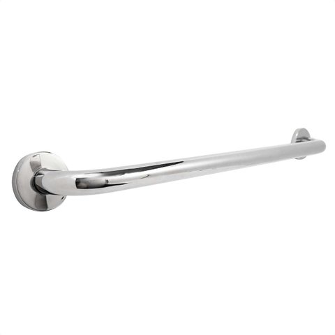 Barra De Apoio Tubular Em Inox Polido Diâmetro 1.1/4 De 70cm