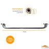 Barra De Apoio Tubular Em Inox Polido Diâmetro 1.1/4 De 70cm - 5