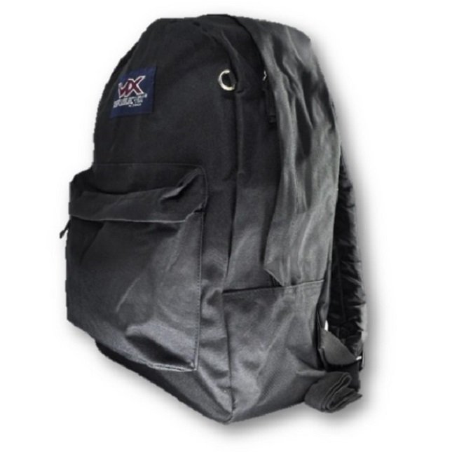 Mochila Juvenil Escolar Casual Reforçada Trabalho Vix Preta - 2