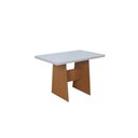 Ver imagem 2 de Conjunto Mesa Retangular Manuela 4 Cadeiras - São Carlos - Cinamomo Off - Bagum Bege