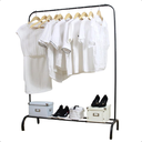 Ver imagem 1 de Cabideiro para Roupa Arara Organizador de Aço C/ Sapateira