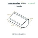 Ver imagem 4 de Cordão Estilo 06 Eucafloor Barra 2,40m - Cor 06 Único