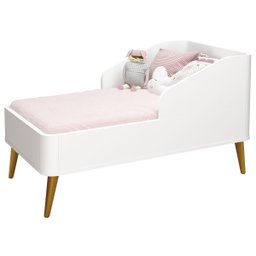 Jogo de Quarto Retrô para Bebê Mila Sapateira Branco Fosco com Madeira - MoveisAqui - 3 Jogo de Quarto Retrô para Bebê Mila Sapateira Branco Fosco com Madeira - MoveisAqui - 3