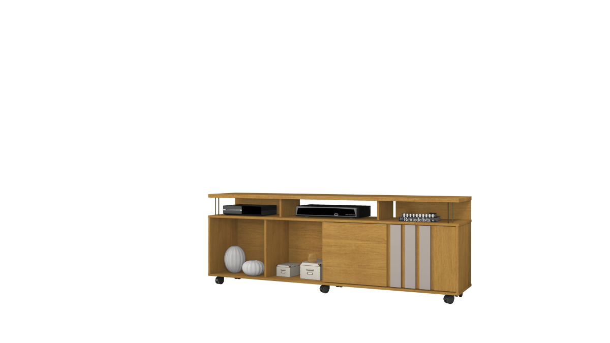 Rack para Tv até 72 Polegadas Atraente Candian Jcm Movelaria Cinamomo ...