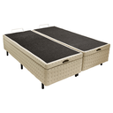 Ver imagem 2 de Cama Box Baú King Horse Bouclé Bege 193x203cm Apolospuma