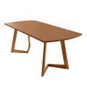 Ver imagem 1 de Mesa para Sala de Jantar Munique 180cm Madeira Tampo Barril Laminado Moderna Mobília