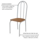 Ver imagem 6 de Conjunto Sala de Jantar 90x90 Ilhabela 4 Cad Branca C- Jambo