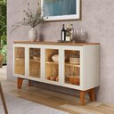 Ver imagem 1 de Buffet com 4 Portas Reflecta e LED Krypton Bege/Off White