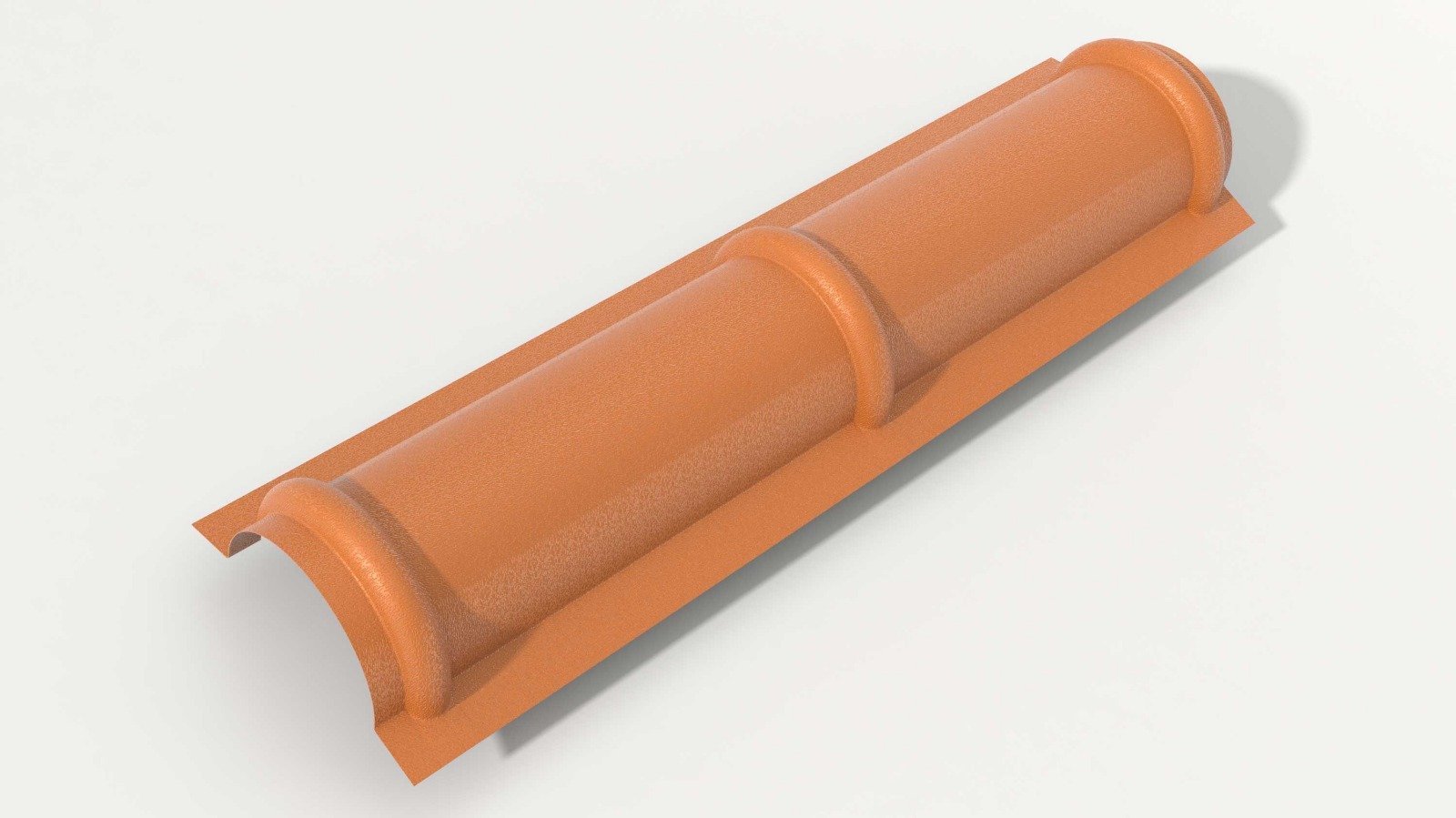 Cumeeira Lateral Lisa Plan Ceramica - 1