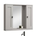 Ver imagem 3 de Espelheira Provençal 80 Cinza Mat: Cinza / Preto