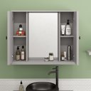 Ver imagem 2 de Espelheira Provençal 80 Cinza Mat: Cinza / Preto