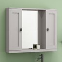 Ver imagem 1 de Espelheira Provençal 80 Cinza Mat: Cinza / Preto