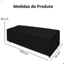 Ver imagem 7 de Kit Cabeceira e Calçadeira com Baú 140 Cm King Casal Diana Suede