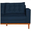 Ver imagem 2 de Sofá 2 Lugares Dubai Suede Azul Marinho