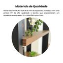 Ver imagem 7 de Estante 4 Prateleiras 1 Nicho 1 Porta Basculante Match Marrom