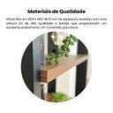 Ver imagem 7 de Estante 4 Prateleiras 1 Nicho 1 Porta Basculante Mdp Match