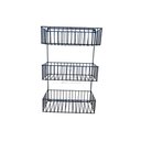 Ver imagem 1 de Fruteira de parede ou Jardim Vertical Ferro Suporte Parede Artesanal design cozinha jardim decoração