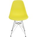 Ver imagem 3 de Kit 4 Cadeiras Charles Eames Eiffel Base Metal Cromado Amarela