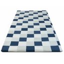 Ver imagem 2 de Tapete Infantil Mosaico Almofadado para Quarto 218x100cm Azul Marinho Keiko Colchões