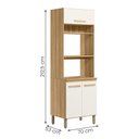 Ver imagem 4 de Paneleiro Intenza Torre Quente com 3 Portas Freijo/off White