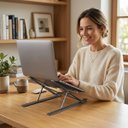 Ver imagem 4 de Suporte para Notebook Alumínio Articulado Dobrável Portátil