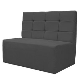 Canto Alemão Confortável para Apartamento Cozinha e Restaurantes Suede Cinza Escuro - 5