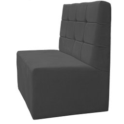 Canto Alemão Confortável para Apartamento Cozinha e Restaurantes Suede Cinza Escuro - 6